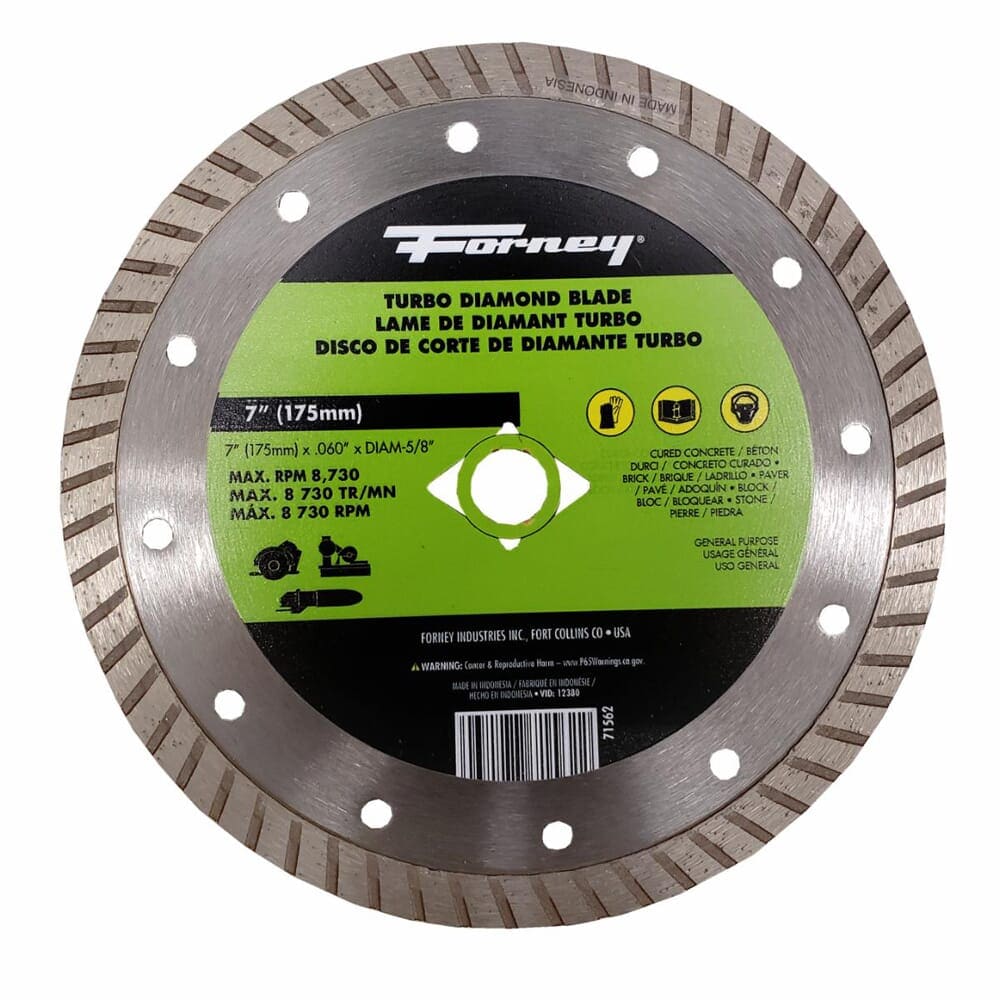 71562 Diamond Cut-Off Blade, Turbo